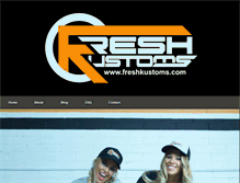 Tablet Screenshot of freshkustoms.com